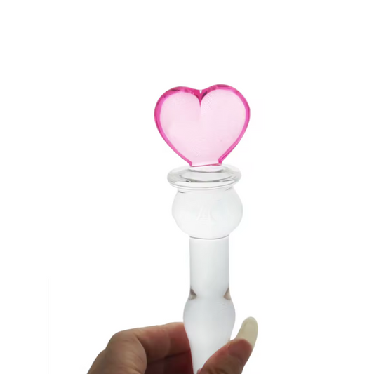 Dildo de Cristal con Corazón