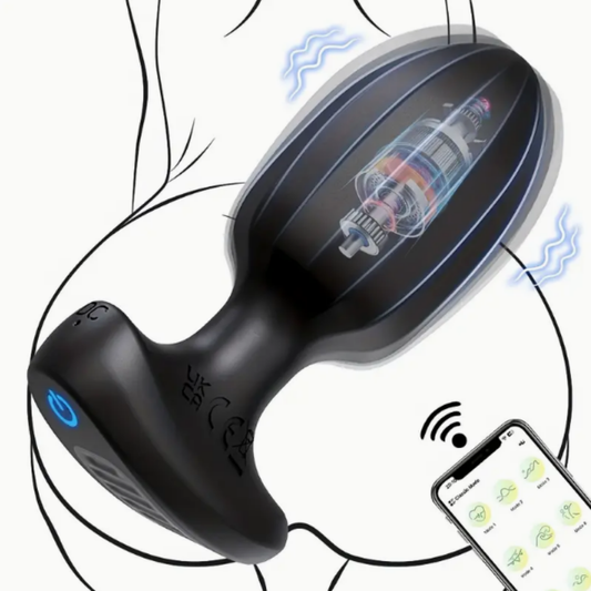 Plug Anal Vibrador Con App Bluetooth