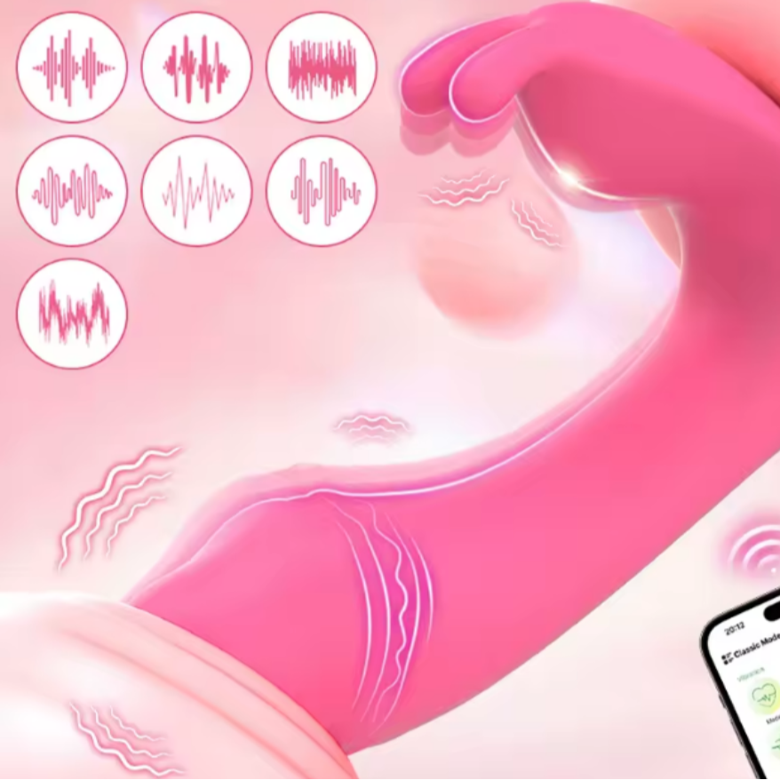Vibrador 3 en 1 con App – Clítoris, Punto G y Punto U