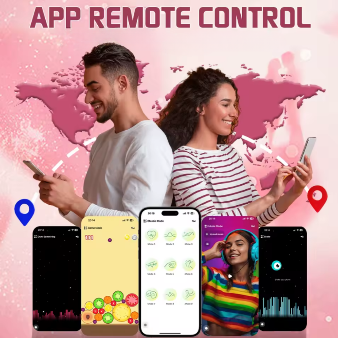 Vibrador 3 en 1 con App – Clítoris, Punto G y Punto U