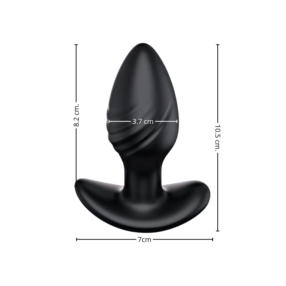 Plug Vibrador Rotativo con Control por App – Pleasure Spin 💫