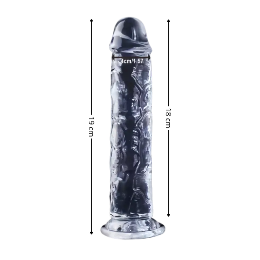 Dildo Transparente Realista