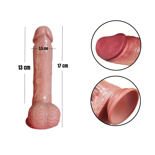 Dildo Realista M con Ventosa