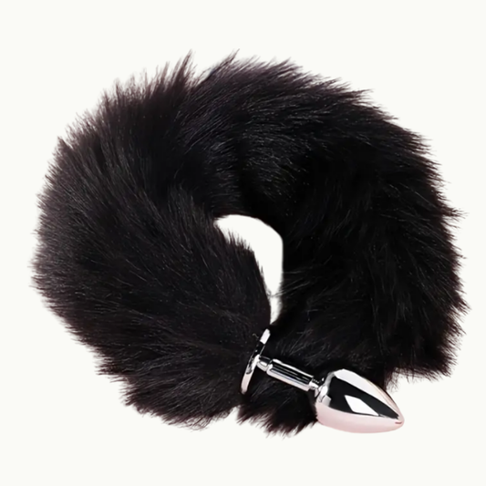 Plug Metálico con Cola de Zorro 🦊 Foxy Tail