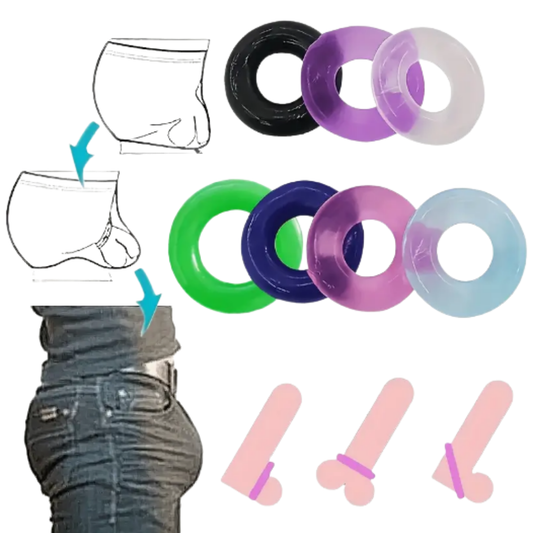 🍆 Anillo estrangulador de silicona para el pene