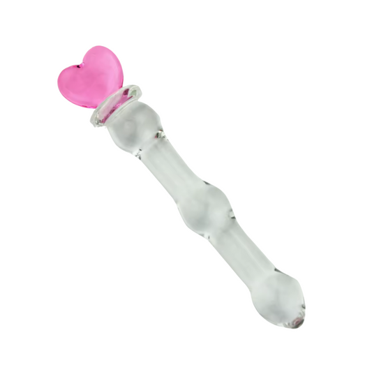 Dildo de Cristal con Corazón