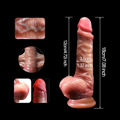Dildo Realista Piel Natural