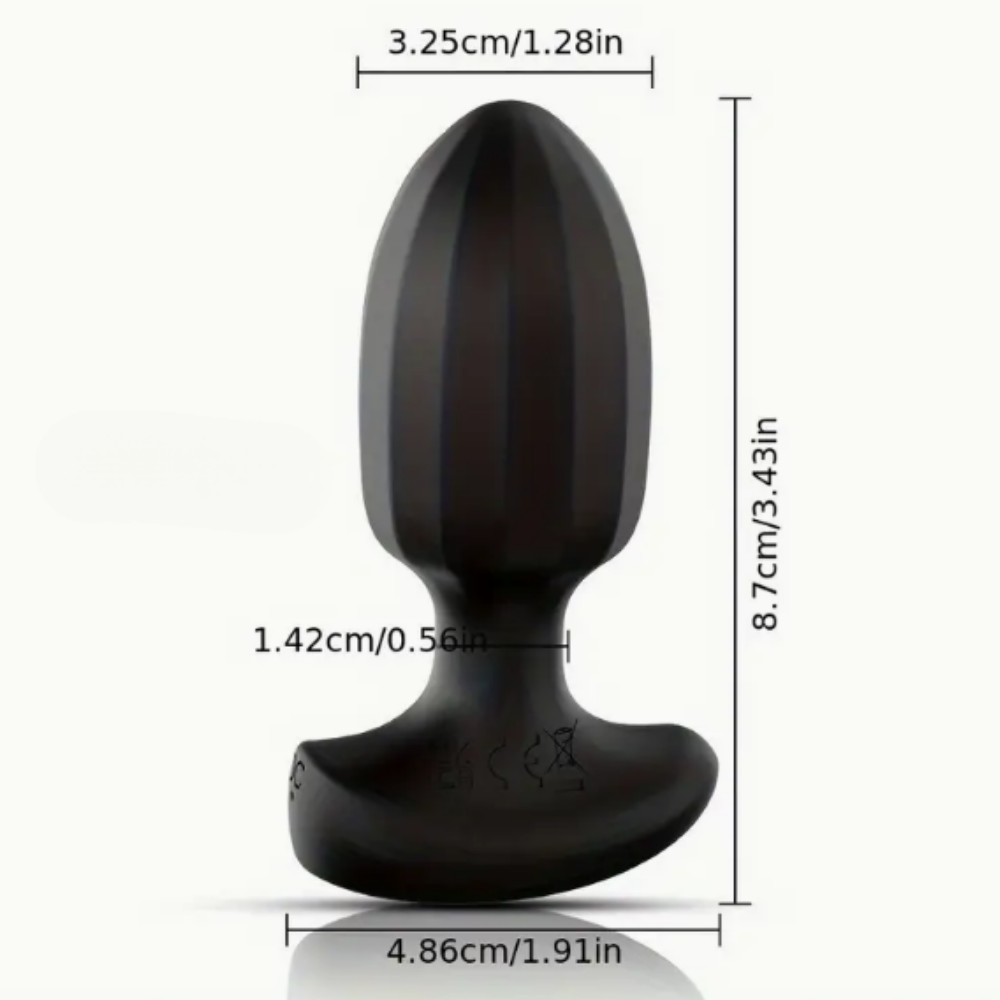 Plug Anal Vibrador Con App Bluetooth