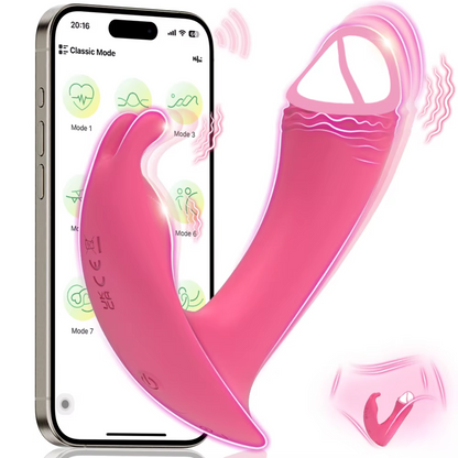 Vibrador 3 en 1 con App – Clítoris, Punto G y Punto U