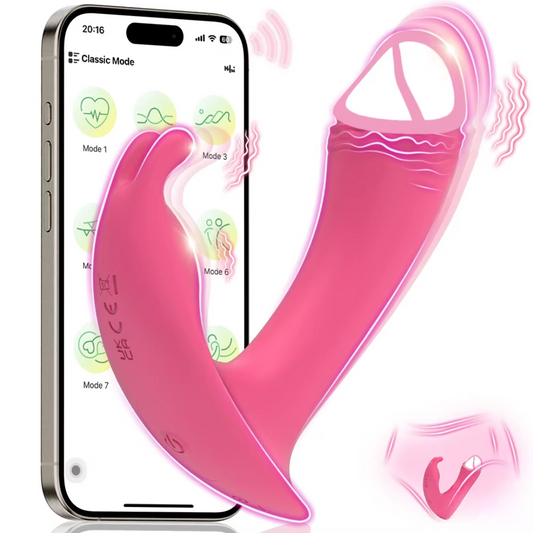 Vibrador 3 en 1 con App – Clítoris, Punto G y Punto U