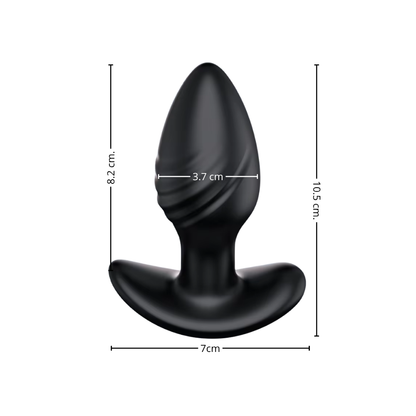 Plug Vibrador Rotativo con Control por App – Pleasure Spin 💫