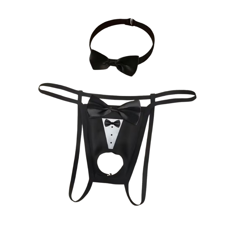 Tanga Masculina Esmoquin