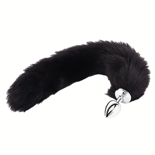Plug Metálico con Cola de Zorro 🦊 Foxy Tail