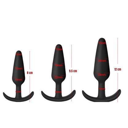 Set de 3 Plug Anales de Silicona