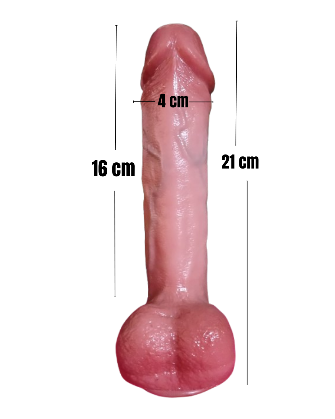 Dildo Consolador Realista 4 en 1