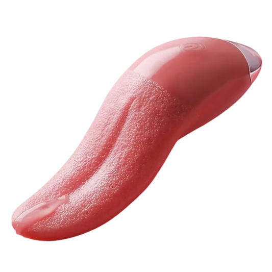 Vibrador con Forma de Lengua – 10 Modos, Recargable y Compacto
