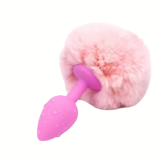 Plug Anal de Silicona Conejito