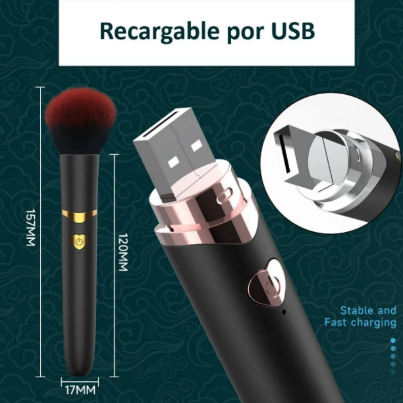 Brocha Vibrador 2 en 1